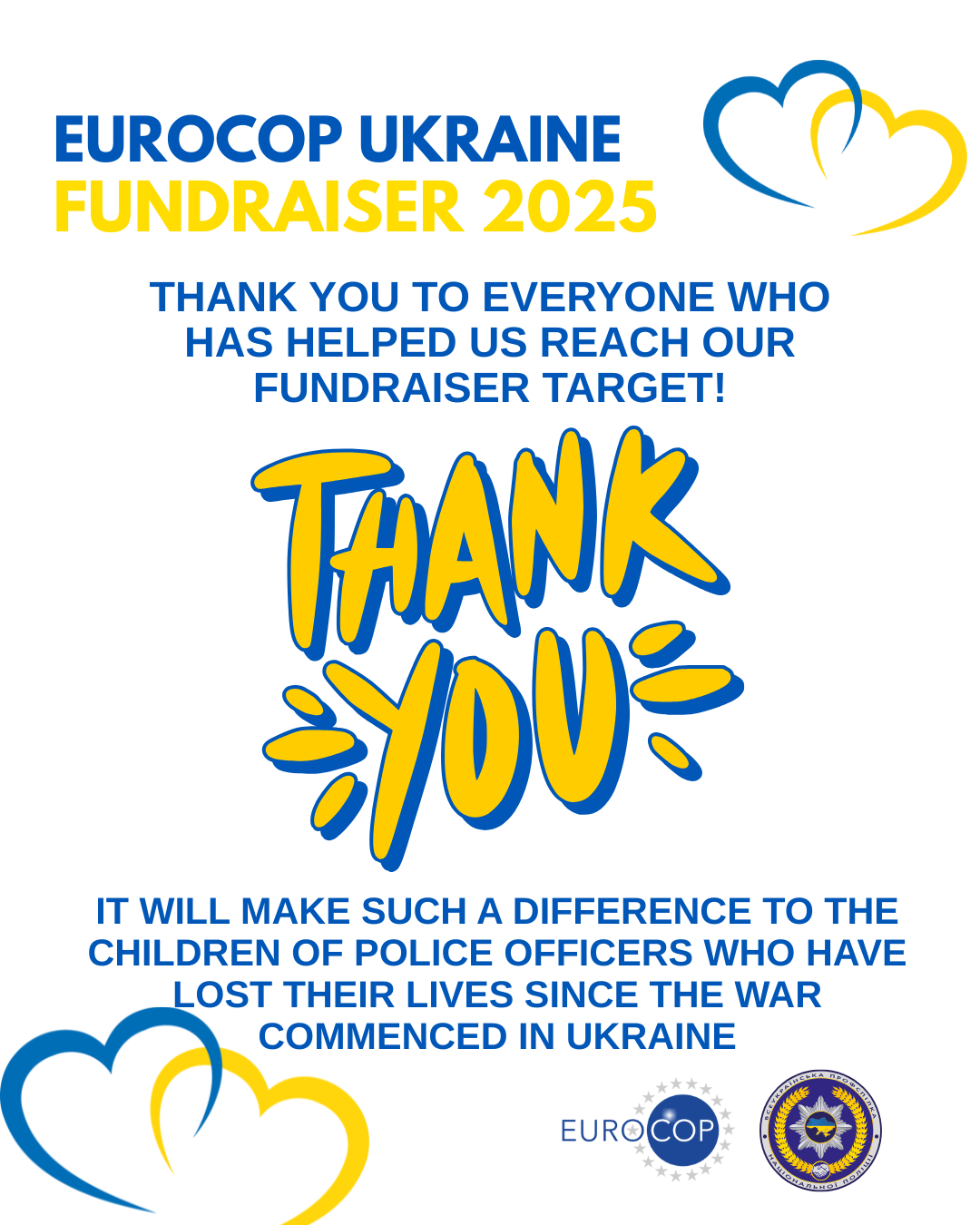 EuroCOP Ukraine Fundraiser 2025