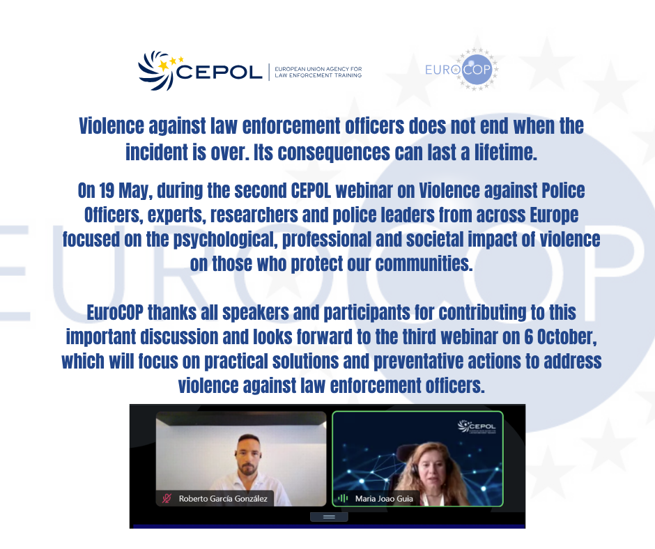 Violence against law enforcement officers does not end when the incident is over. Its consequences can last a lifetime.