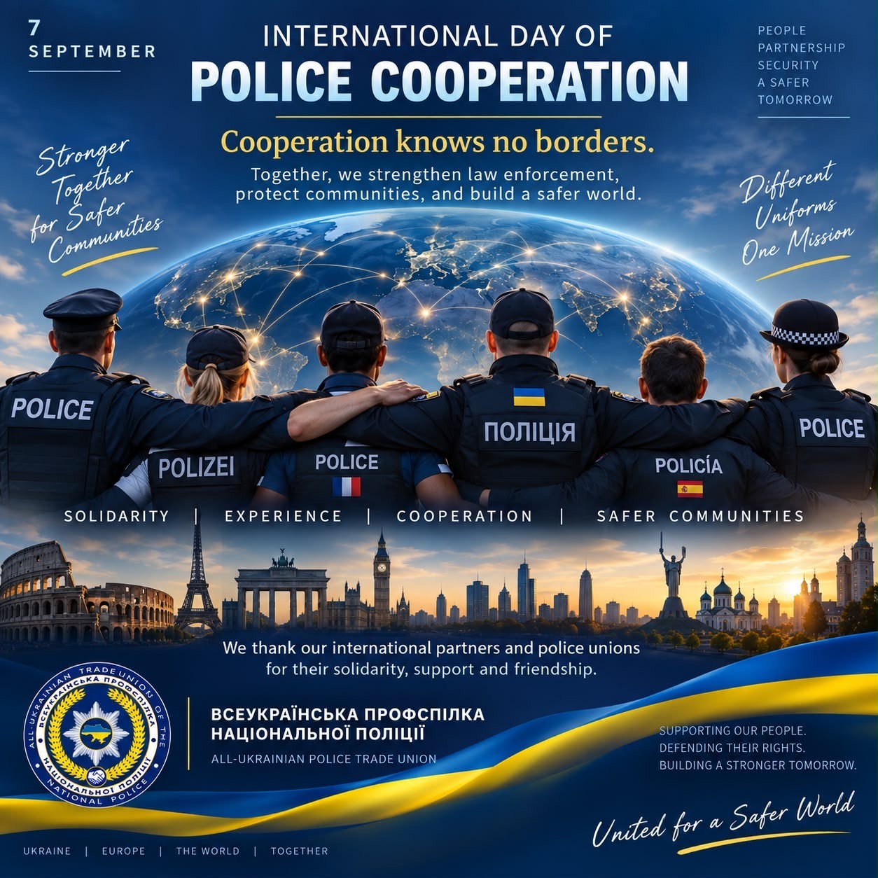 International Day of Police Cooperation – EuroCOP recognises the vital importance of strong partnerships between police organisations across borders.